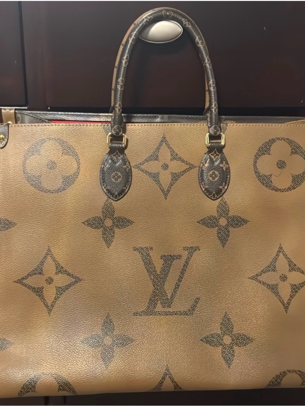 Monogram Oversized Tote Bag